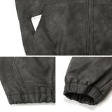 ジップパーカー メンズ PUレザー | LUXSTYLE | 詳細画像12