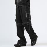 ブラック | カーゴパンツ ワイドパンツ ボンテージパンツ | LUXSTYLE