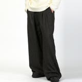 チャコール | revertical リバーティカル ワイドパンツ | LUXSTYLE