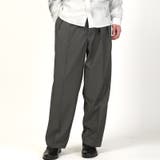 グレー | ワイドパンツ スラックス メンズ | LUXSTYLE
