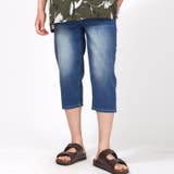 ブルー | デニムパンツ クロップドパンツ ジーパン | LUXSTYLE