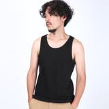 ブラック | タンクトップ メンズ ワッフル | LUXSTYLE