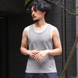グレー | タンクトップ メンズ ワッフル | LUXSTYLE