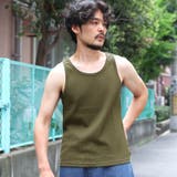 カーキ | タンクトップ メンズ ワッフル | LUXSTYLE