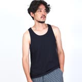 ネイビー | タンクトップ メンズ ワッフル | LUXSTYLE