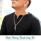 ロンＴ メンズ ヘンリーネック | LUXSTYLE | 詳細画像8 