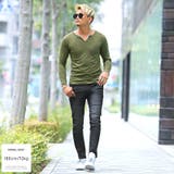 ロンT メンズ キーネック | LUXSTYLE | 詳細画像7