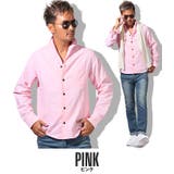 ピンク | イタリアンカラーシャツ メンズ 長袖 | LUXSTYLE