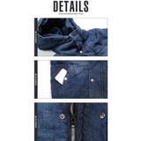 中綿ジャケット メンズ デニム | LUXSTYLE | 詳細画像10 