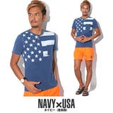 ネイビー(星条旗) | BITTER Tシャツ メンズ | LUXSTYLE