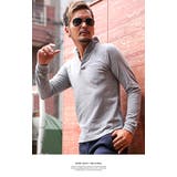 イタリアンカラー ポロシャツ メンズ | LUXSTYLE | 詳細画像9 