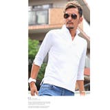 ホワイト | イタリアンカラー ポロシャツ メンズ | LUXSTYLE