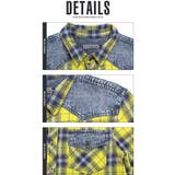 チェックシャツ デニムシャツ メンズ | LUXSTYLE | 詳細画像15 