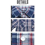 デニムシャツ チェックシャツ メンズ | LUXSTYLE | 詳細画像19 