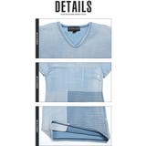 Tシャツ メンズ Vネック | LUXSTYLE | 詳細画像3 