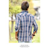 デニムシャツ チェックシャツ メンズ | LUXSTYLE | 詳細画像5 