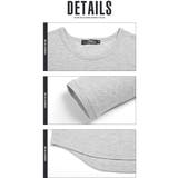 Tシャツ メンズ ラウンドヘム | LUXSTYLE | 詳細画像11 