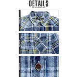 デニムシャツ チェックシャツ メンズ | LUXSTYLE | 詳細画像11 