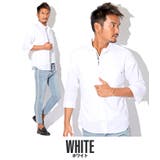 ホワイト | シャツ メンズ ７分袖 | LUXSTYLE