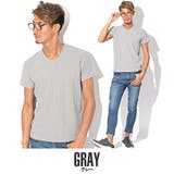 グレー | Tシャツ メンズ Vネック | LUXSTYLE