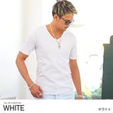 ホワイト | Tシャツ メンズ スパンフライス | LUXSTYLE