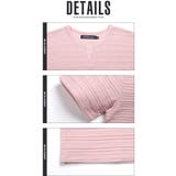 Tシャツ メンズ キーネック | LUXSTYLE | 詳細画像3 