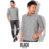 ブラック | シャツ メンズ 綿麻 | LUXSTYLE
