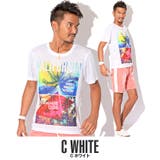 Cホワイト | Tシャツ メンズ メッシュ | LUXSTYLE