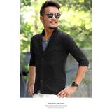ブラック | カーディガン ショール メンズ | LUXSTYLE
