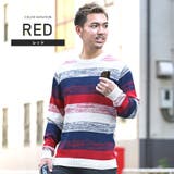 レッド | ニット メンズ セーター | LUXSTYLE