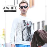 Aホワイト | Tシャツ メンズ 長袖 | LUXSTYLE