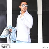 ホワイト | イタリアンカラー ポロシャツ 長袖 | LUXSTYLE