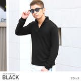 ブラック | イタリアンカラー ポロシャツ メンズ | LUXSTYLE