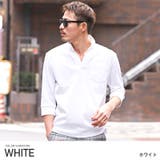 ホワイト | イタリアンカラー ポロシャツ 7分袖ポロ | LUXSTYLE