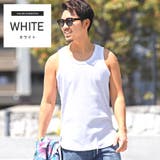 ホワイト | タンクトップ メンズ ワッフル | LUXSTYLE