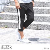 ブラック | ジョガーパンツ メンズ サイドライン | LUXSTYLE