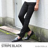 ストライプブラック | スキニーパンツ メンズ チェック | LUXSTYLE