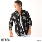 ブラック | シャツ メンズ 七分袖シャツ | LUXSTYLE