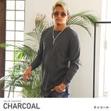 チャコール | ロンT メンズ 長袖Tシャツ | LUXSTYLE