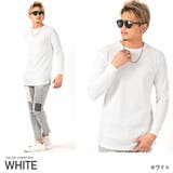 ホワイト | ロンT メンズ 長袖Tシャツ | LUXSTYLE