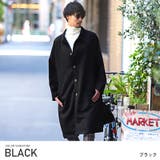 ブラック | ステンカラーコート メンズ コート | LUXSTYLE