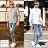 デニムパンツ メンズ サイドライン | LUXSTYLE | 詳細画像5