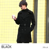ブラック | トレンチコート メンズ コート | LUXSTYLE