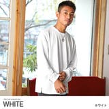 ホワイト | ロンT メンズ 長袖シャツ | LUXSTYLE