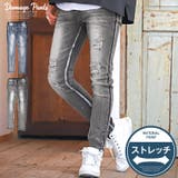 スキニーパンツ サイドライン デニム | LUXSTYLE | 詳細画像1