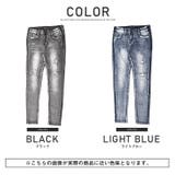 スキニーパンツ サイドライン デニム | LUXSTYLE | 詳細画像2