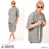 Aホワイト | 半袖シャツ メンズ カジュアルシャツ | LUXSTYLE