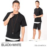ブラック×ホワイト | Tシャツ メンズ 半袖 | LUXSTYLE