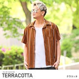 テラコッタ | シャツ メンズ 半袖 | LUXSTYLE