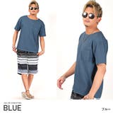 ブルー | Tシャツ メンズ 半袖 | LUXSTYLE